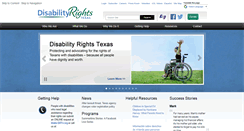 Desktop Screenshot of disabilityrightstx.org